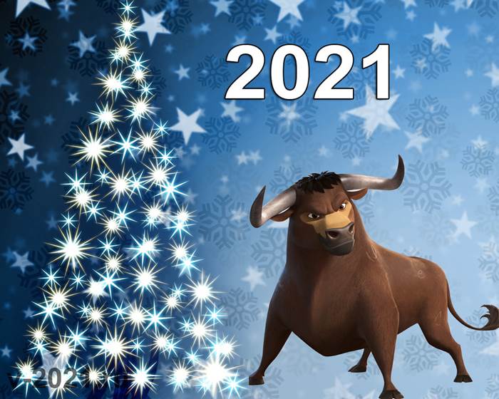 Картинка с быком 2021