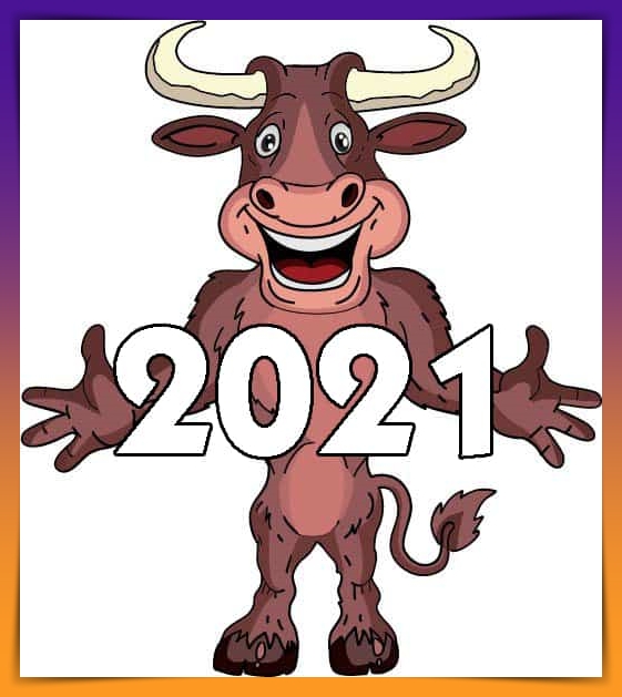 Прикольный бык 2021